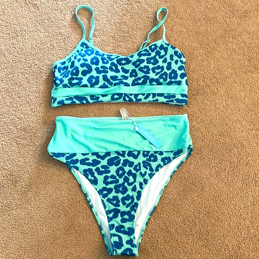 Popvil High-Waisted Bathing Suit